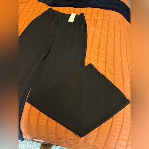 By Together Womens Pants Elastic High Waist Loose Comfy Long Pants